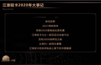 【有大事】歡迎檢閱！2020江淮輕卡大事記 